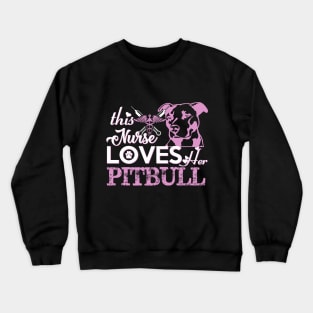 Funny Pitbull Crewneck Sweatshirt